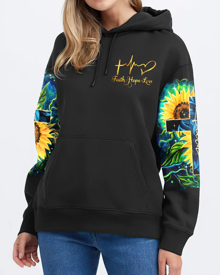 Cowgic Faith Hope Love Sunflower Women's All Over Print