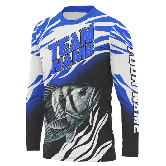 Cowgic Personalized Black Drum Fishing Jerseys For Fishing Team