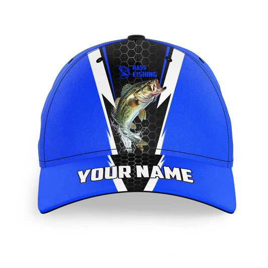 Cowgic Custom Name Largemouth Bass Fishing 3D Classic Cap