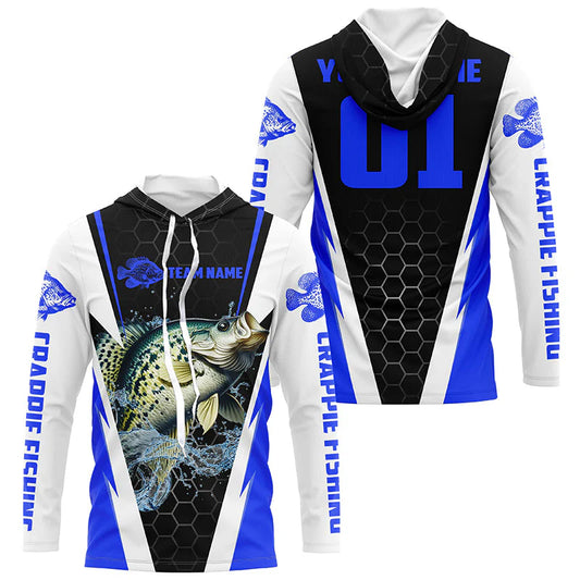 Cowgic Personalized Blue Crappie Tournament Shirt