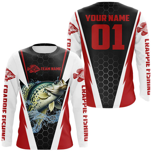 Cowgic Personalized Red Crappie Tournament Shirt