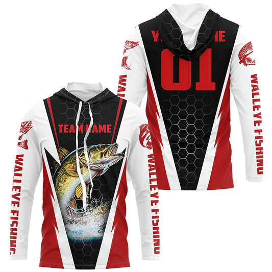 Cowgic Personalized Red Walleye Tournament Shirt