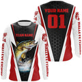 Cowgic Personalized Red Walleye Tournament Shirt