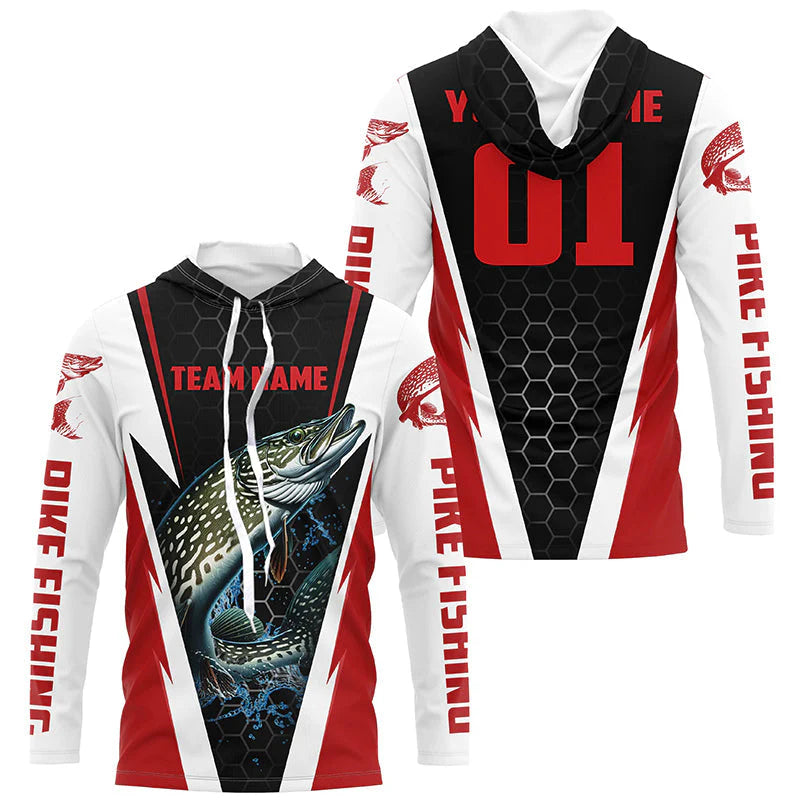 Cowgic Personalized Red Pike Tournament Shirt
