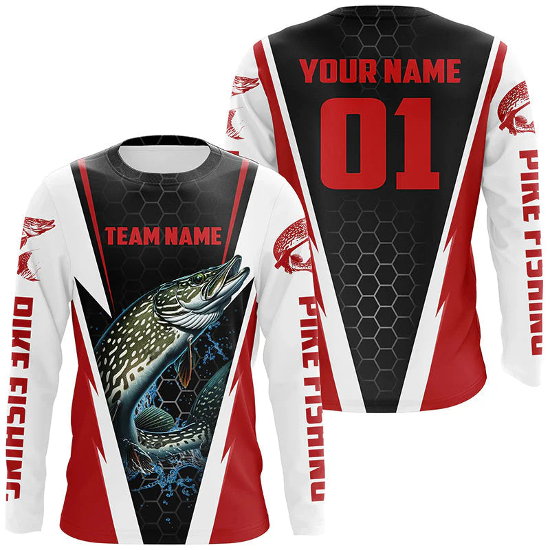 Cowgic Personalized Red Pike Tournament Shirt