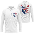 Cowgic Personalized Patriotic Fishing Team Jersey