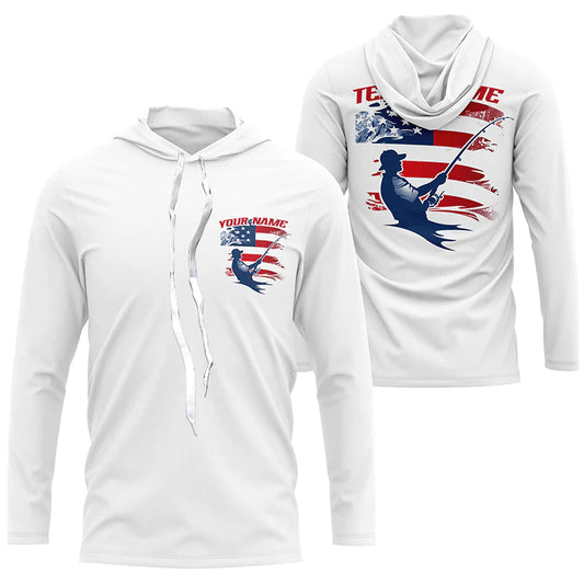 Cowgic Personalized Patriotic Fishing Team Jersey