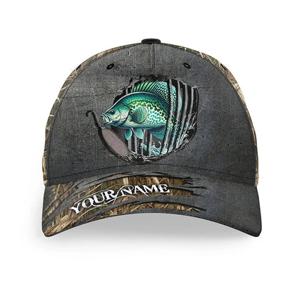 Cowgic Custom Name Crappie Fishing Classic Cap