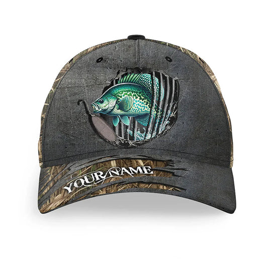 Cowgic Custom Name Crappie Fishing Classic Cap