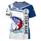 Cowgic Personalized Tuna Fishing American Flag