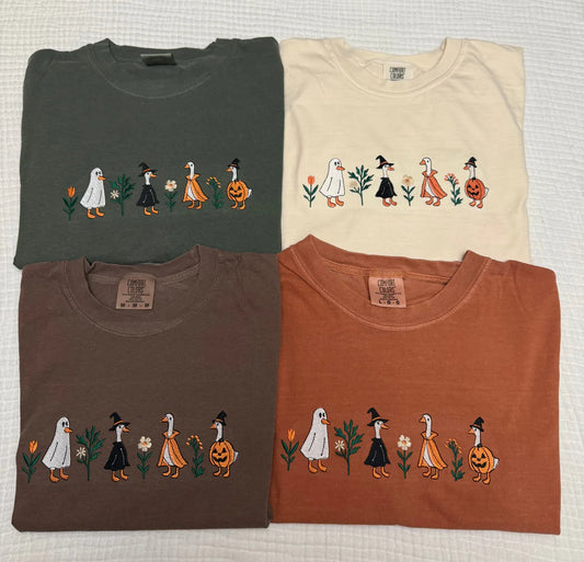 Cowgic Spooky Goose embroidered Halloween