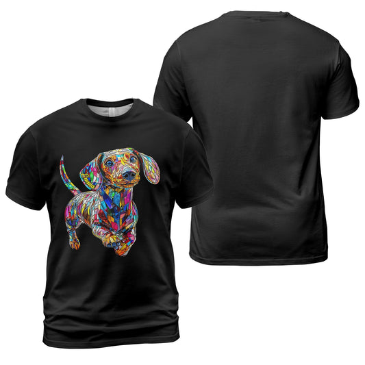 Cowgic Dachshund Love Colorful