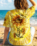 Cowgic Faith Sunflower Women's All Over Print Shirt