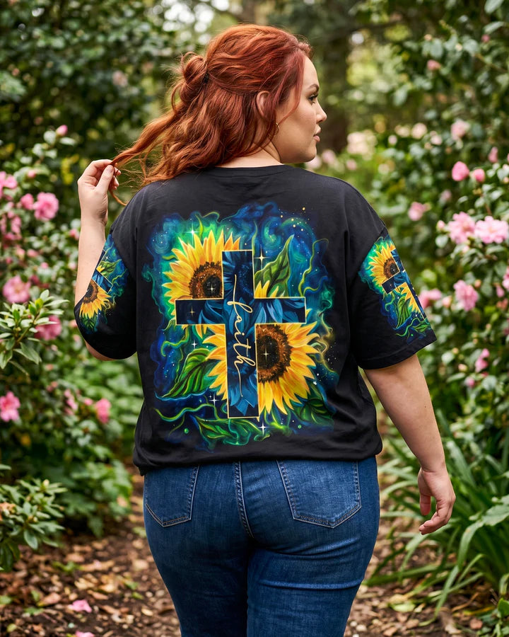 Cowgic Faith Hope Love Sunflower Women's All Over Print