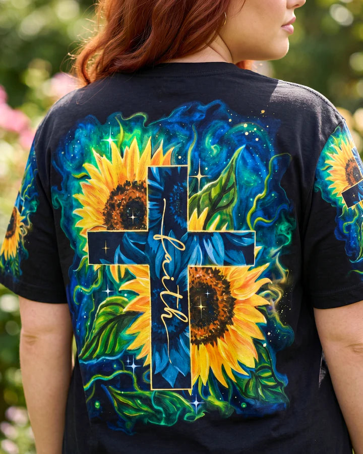 Cowgic Faith Hope Love Sunflower Women's All Over Print