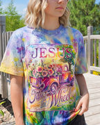 Cowgic Jesus Take The Wheel Floral Truck Watercolor Women’s All Over Print