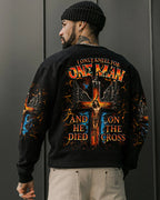 Cowgic I Only Kneel For One Man Jesus On Cross All Over Print Shirt