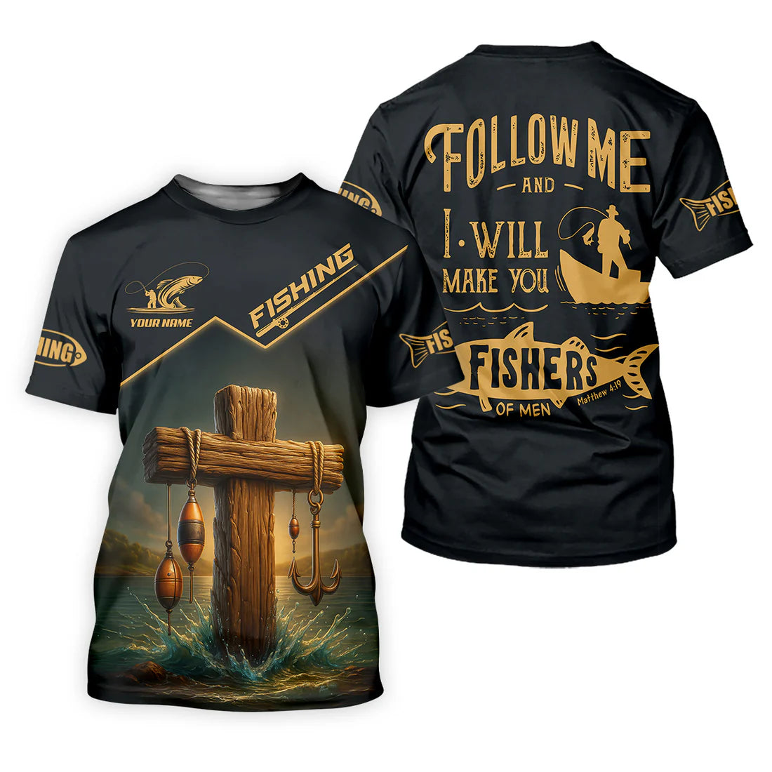 Cowgic Personalized Follow Me And I Will Make You Fishers Of Men