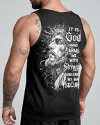 Cowgic It Is God Who Arms Me With Strength Men's All Over Print Shirt