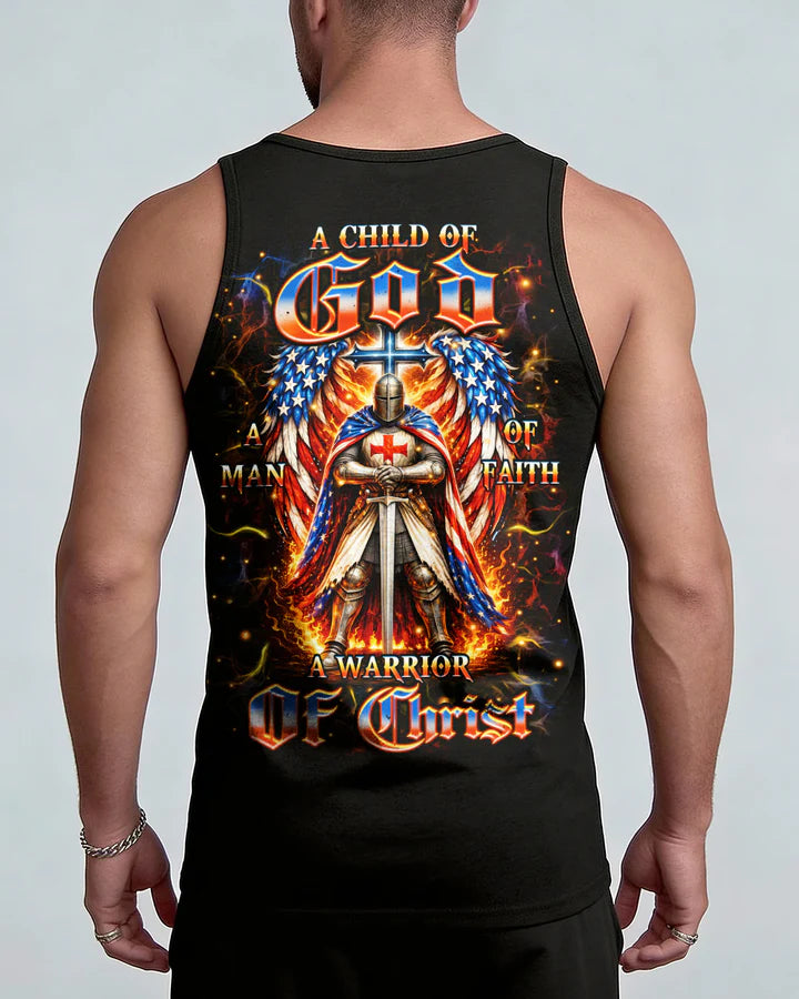 Cowgic A Warrior Of Christ Wings Men's All Over Print Shirt