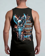Cowgic I Can Do All Things Through Christ Eagle Cross Men's All Over Print Shirt