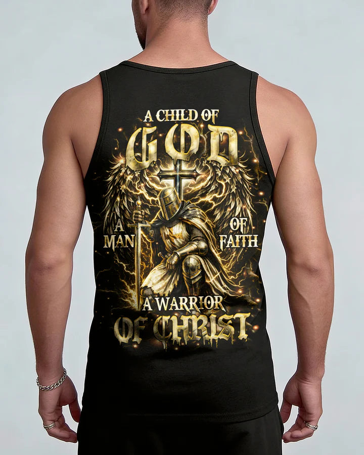 Cowgic A Warrior Of Christ Wings Men's All Over Print Shirt