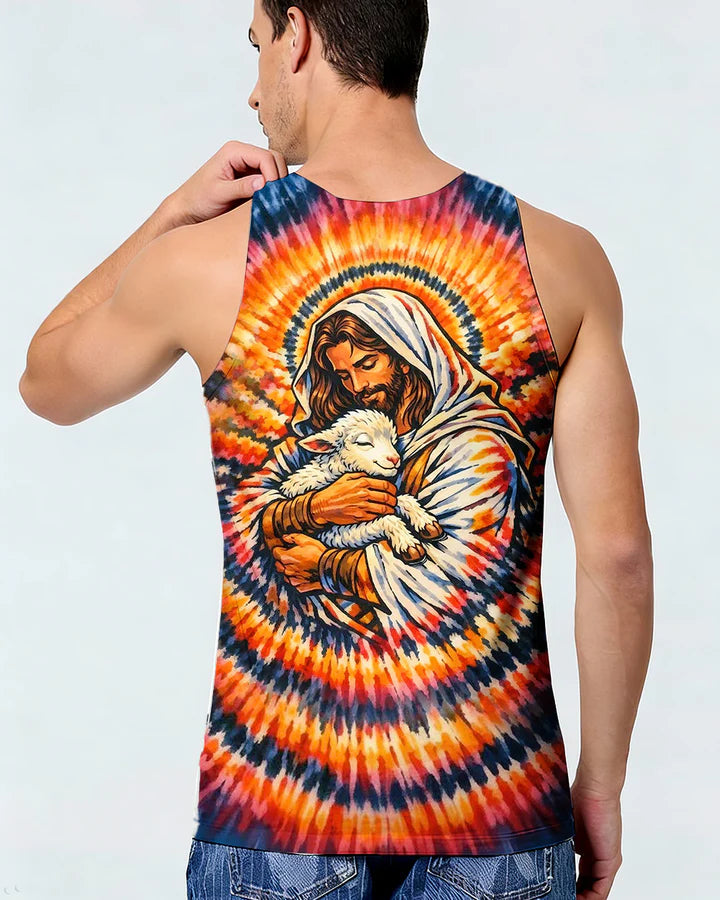 Cowgic God And Lamb Swirl Men's All Over Print Shirt