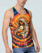 Cowgic God And Lamb Swirl Men's All Over Print Shirt