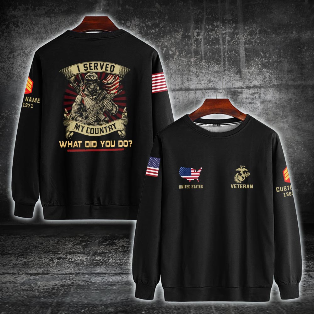 Cowgic Custom US MARINE CORPS Veteran
