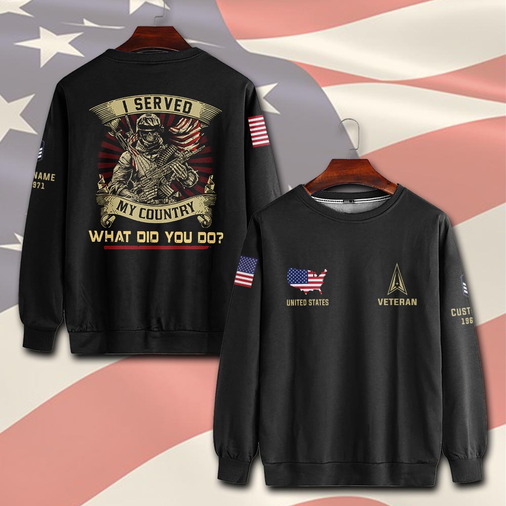 Cowgic Custom US SPACE FORCE Veteran