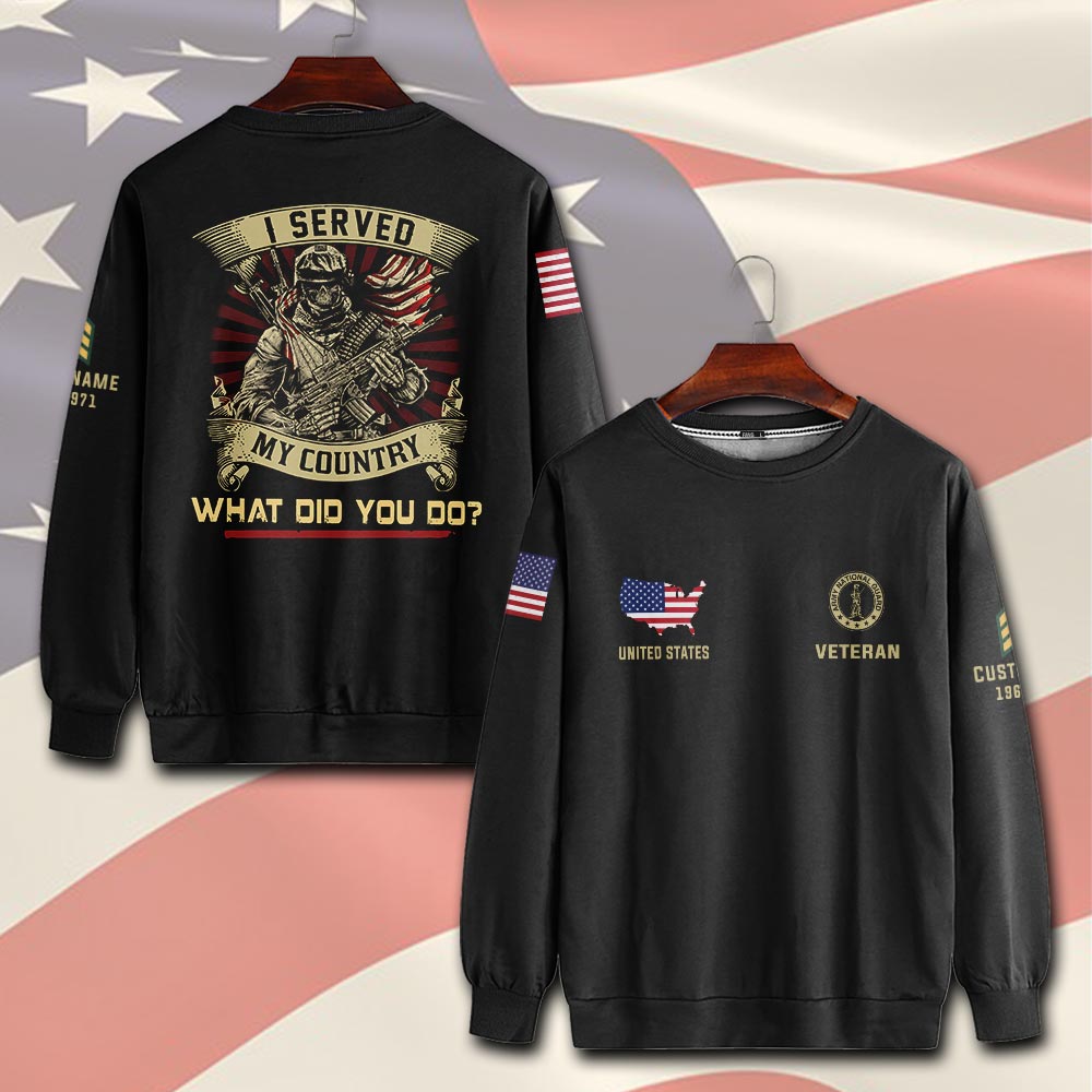 Cowgic Custom ARMY NATIONAL GUARD Veteran