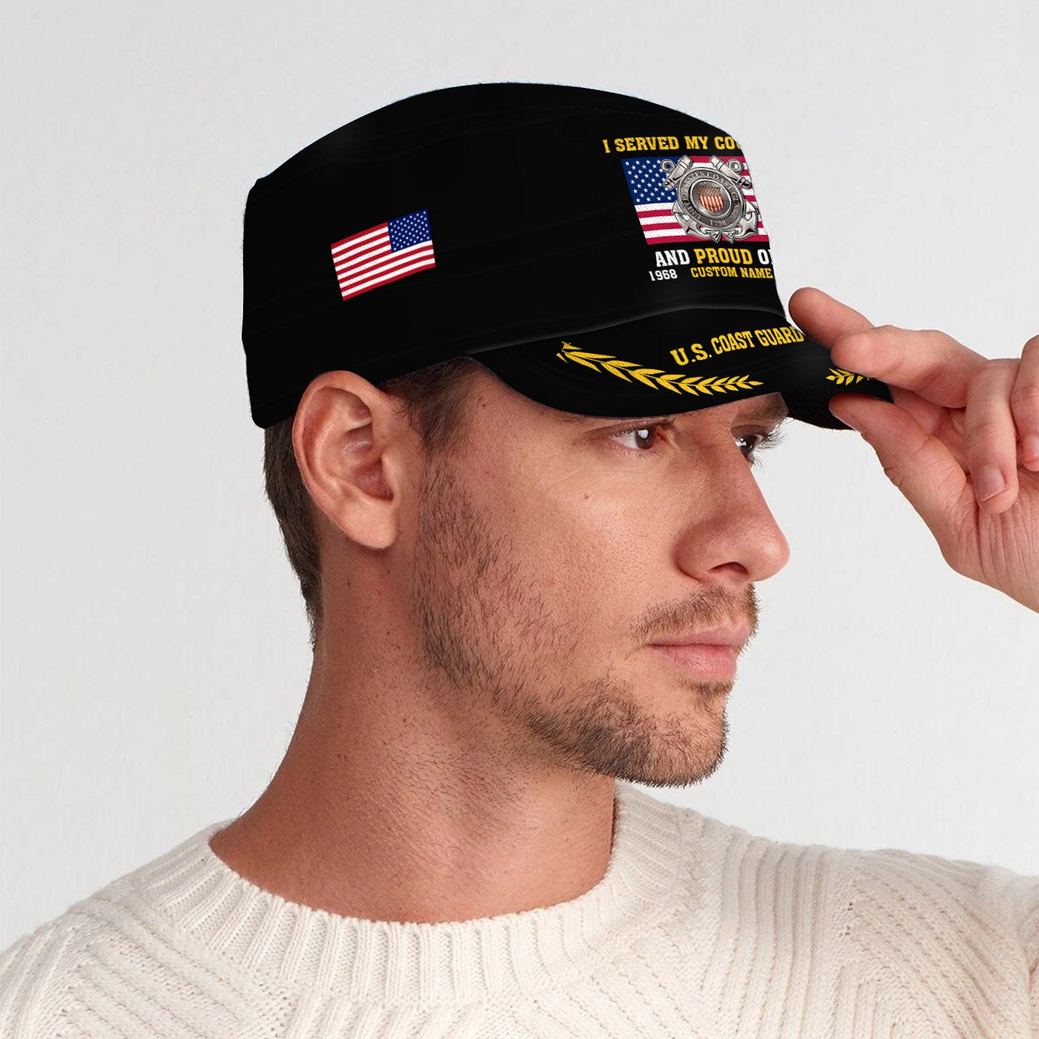 Cowgic Veteran U.S COAST GUARD Military Printed Cap