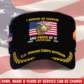 Cowgic Veteran US MARINE CORPS Military Printed Cap