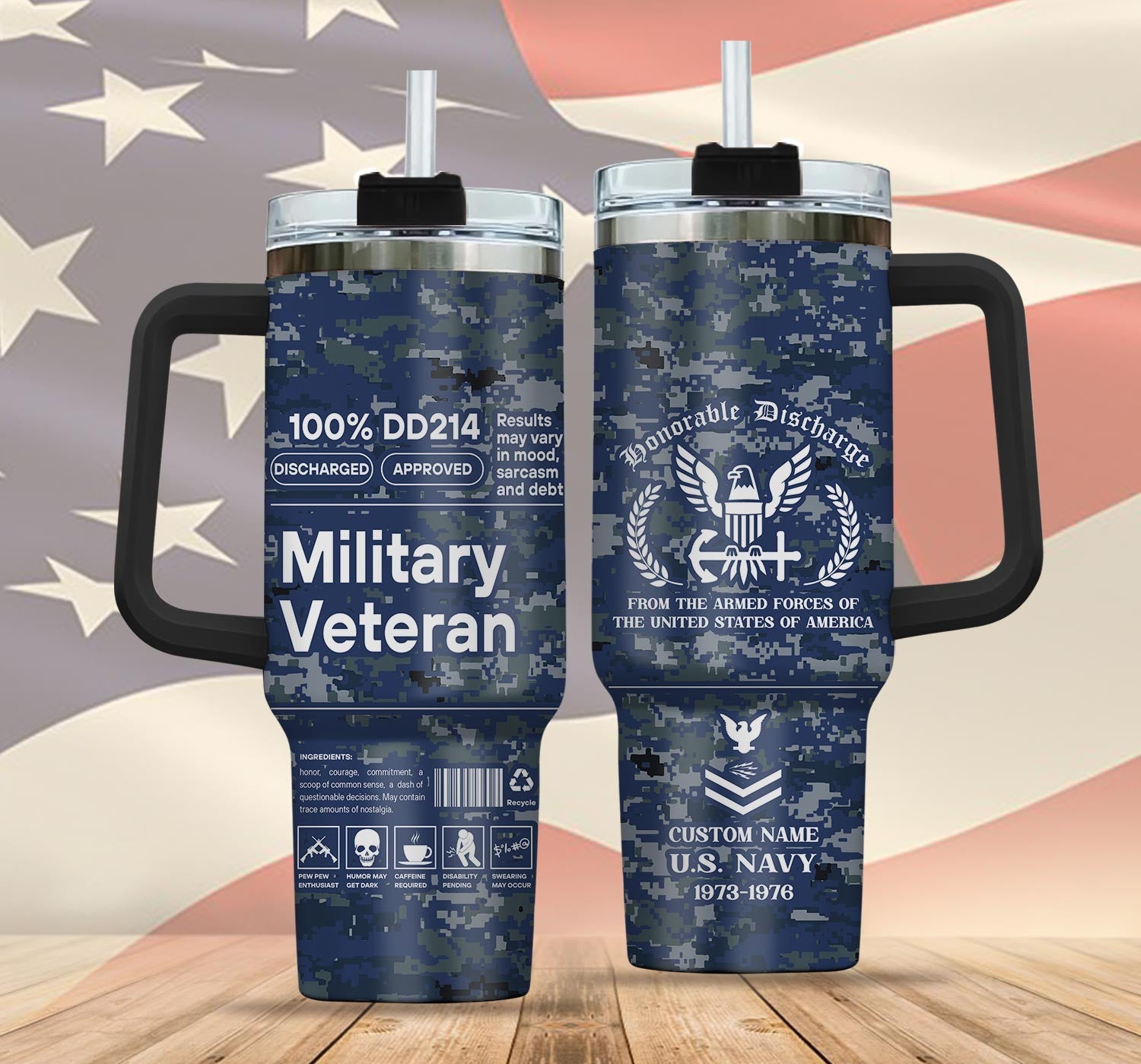 Cowgic U.S. Navy - Tumbler 40oz