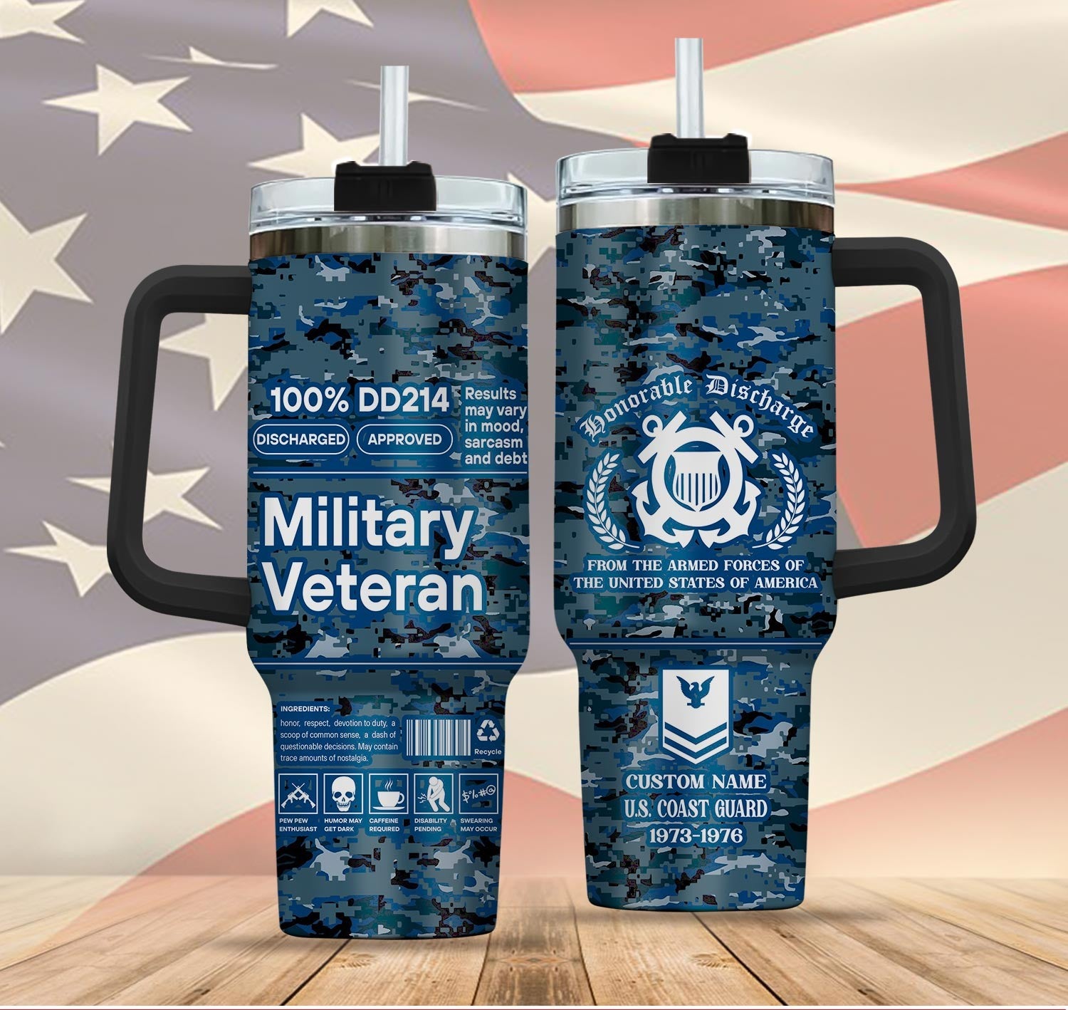 Cowgic U.S. Coast Guard - Tumbler 40oz