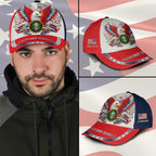 Cowgic Veterans U.S. Army Red Custom Printed Cap