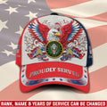 Cowgic Veterans U.S. Army Red Custom Printed Cap