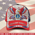 Cowgic Veterans U.S. Air Force Red Custom Printed Cap