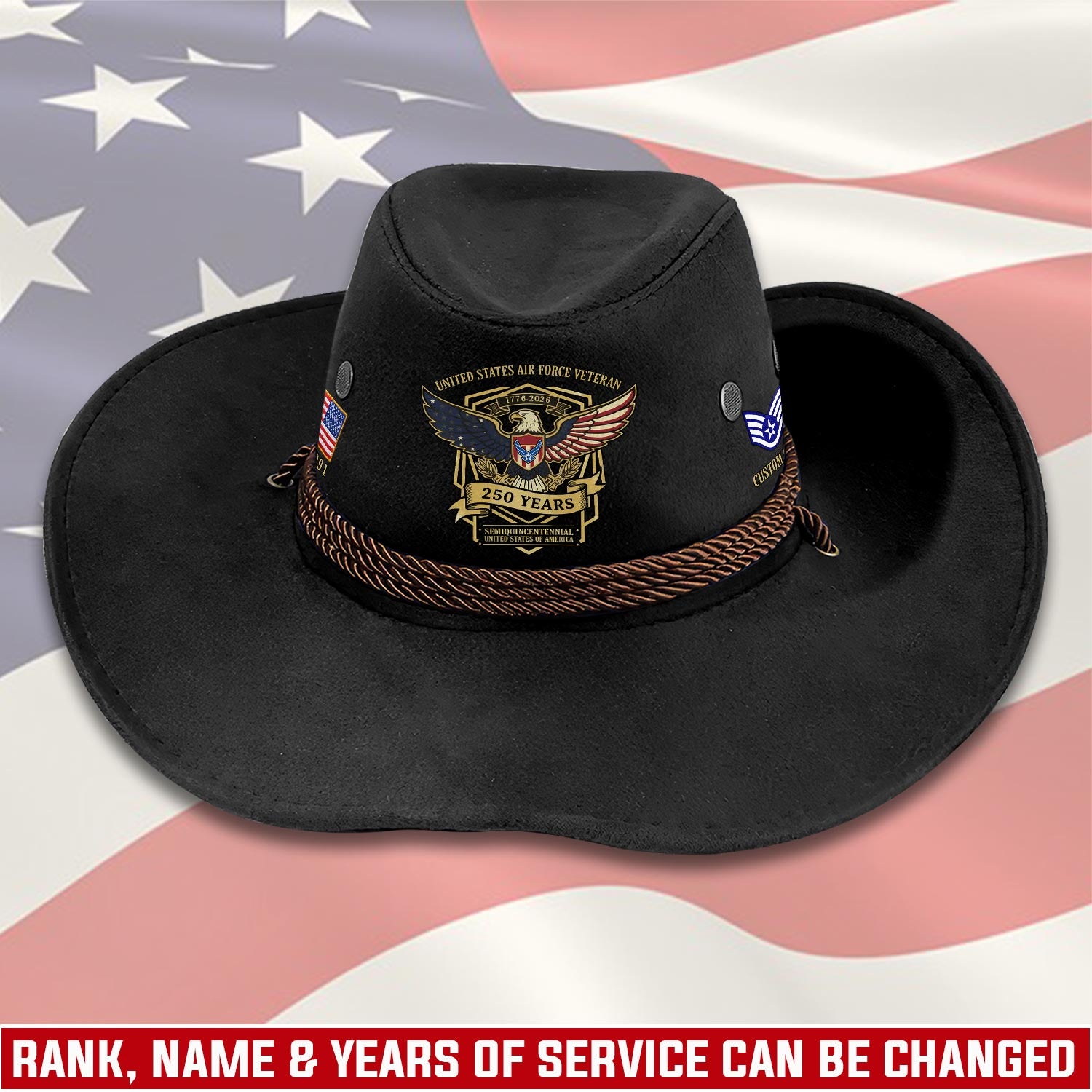 Cowgic Custom U.S. AIR FORCE - 250th Anniversary