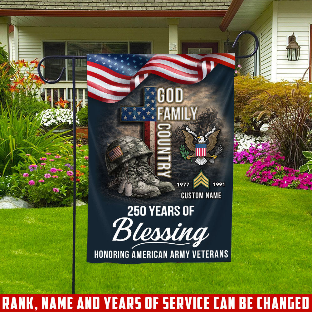 Cowgic Custom U.S. Army Garden Flag