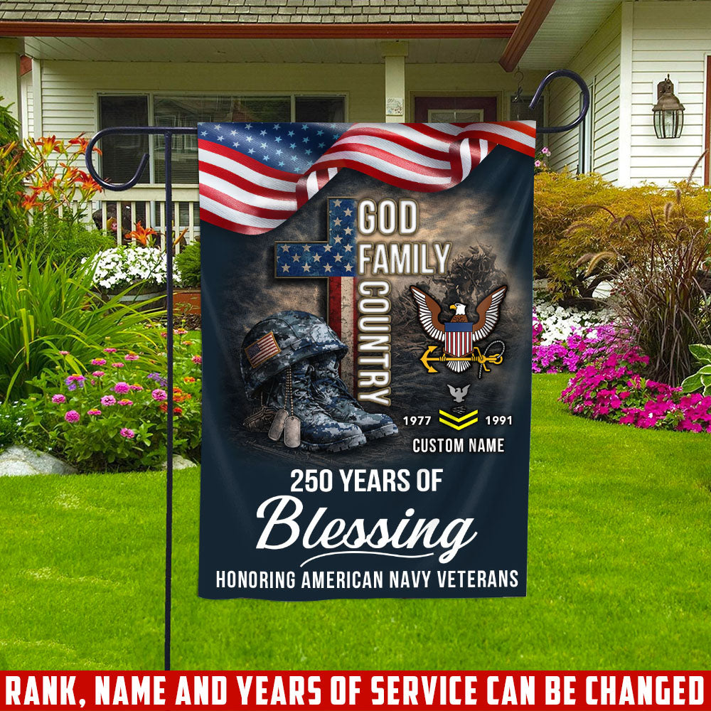 Cowgic Custom U.S. Navy Garden Flag
