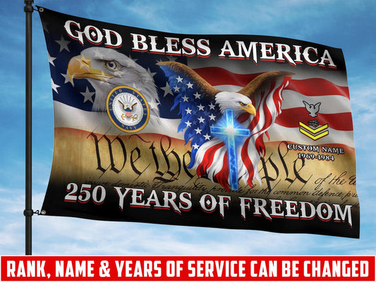 Cowgic U.S. Navy - Flying Flag Custom