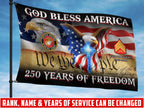 Cowgic U.S. Marine Corps - Flying Flag Custom