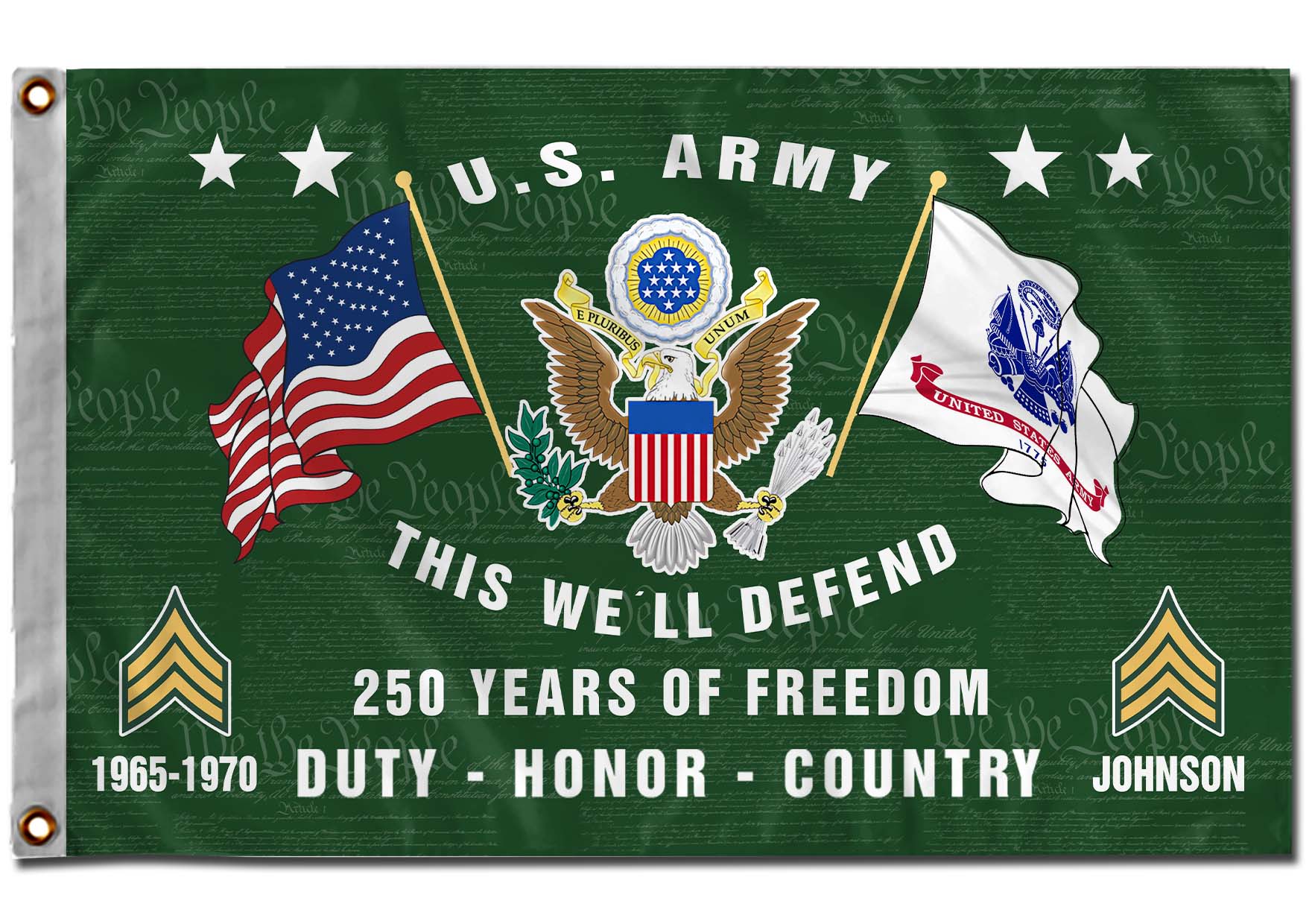 Cowgic U.S. Army - Flying Flag