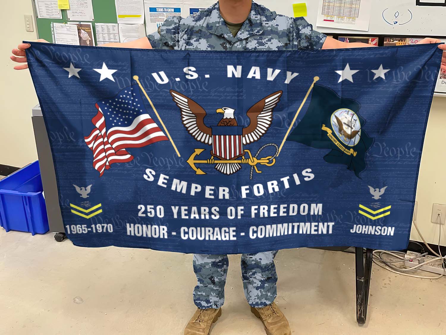 Cowgic U.S. Navy - Flying Flag