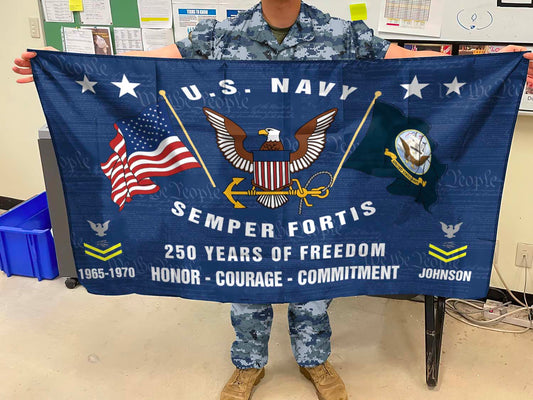 Cowgic U.S. Navy - Flying Flag