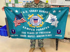 Cowgic U.S. Coast Guard - Flying Flag