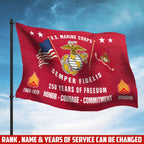 Cowgic U.S. Marine Corps - Flying Flag