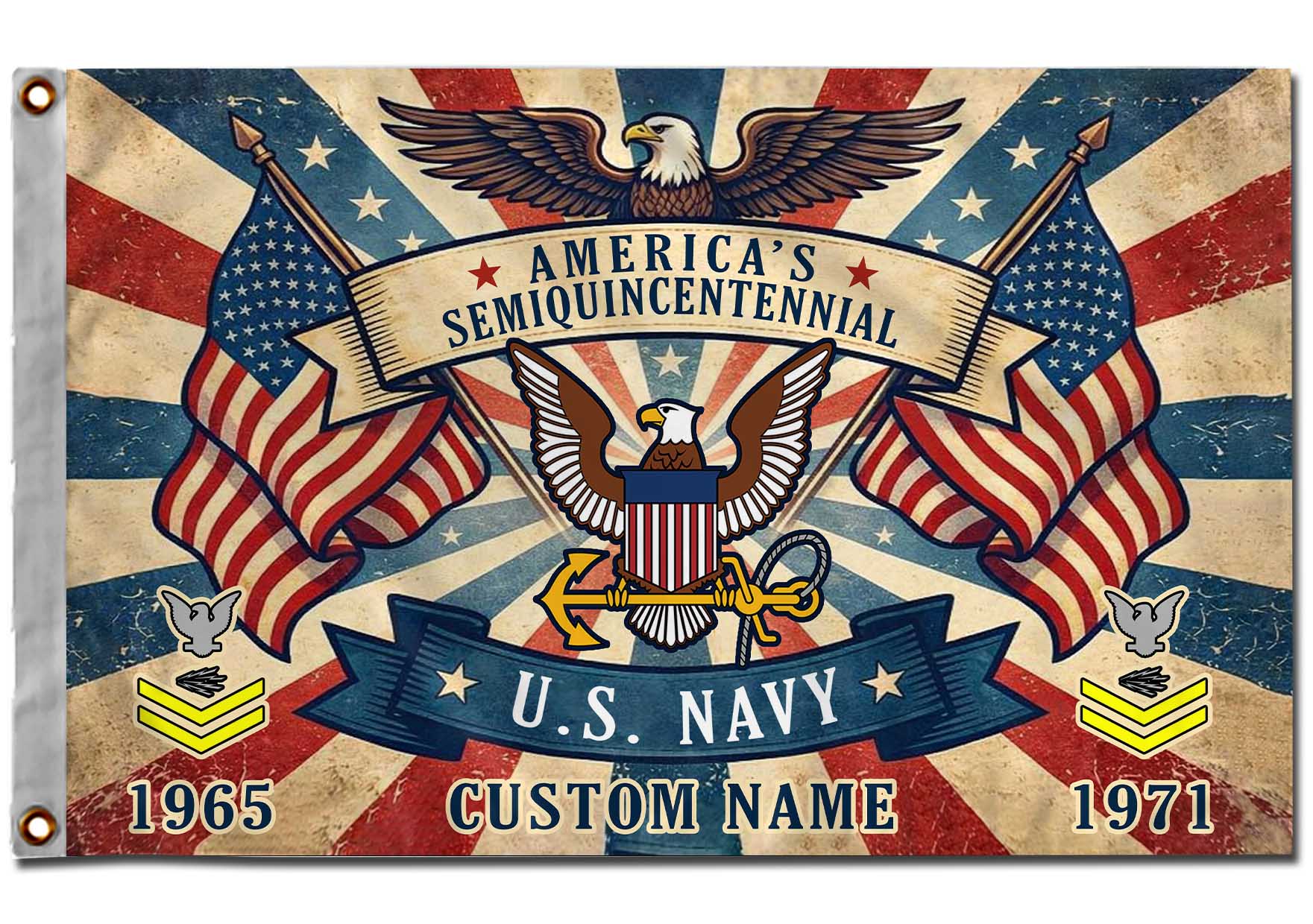 Cowgic Custom U.S.Navy - Flying Flag