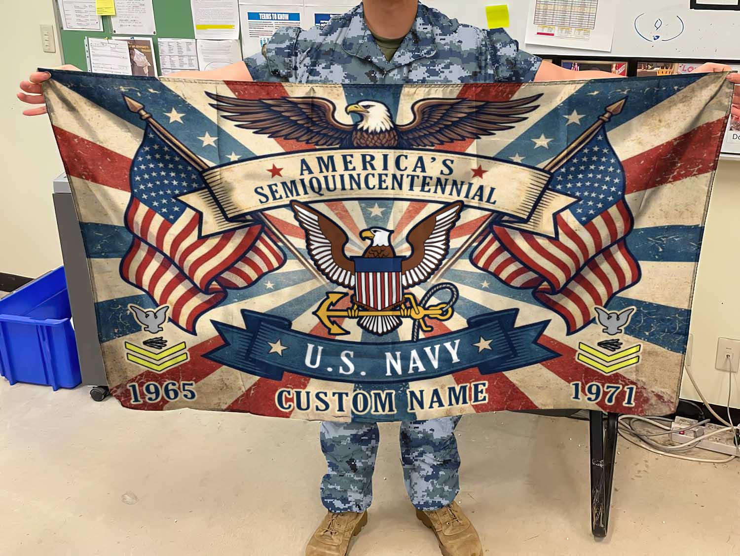 Cowgic Custom U.S.Navy - Flying Flag
